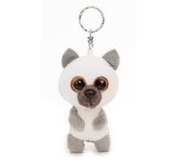 Llavero GLUBSCHIS Lemur Rey Lou 9cm Blanco - Colgante Animal de Peluche - para Colgar en la Llave, Bolso, Mochila, y Mucho más, para niños y Adultos, una excelente Idea de Regalo