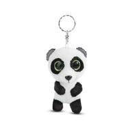 Llavero GLUBSCHIS Panda Peppino 9cm Blanco - Colgante Animal de Peluche sostenible - para Colgar en la Llave, Bolso, Mochila, y Mucho más, para niños y Adultos, una excelente Idea de Regalo