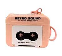 Llavero grabador de cinta, dije de casete jugable, mini colgante de música con función de sonido, accesorio de estilo retro, diseño coleccionable ligero, decoración de bolso de mochila, declaración de