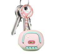 Llavero grabador de voz - Llavero de audio con diseño de dibujos animados | Grabadora de voz secreta - Mini llavero portátil de grabación de sonido con un botón, pastilla de audio transparente, diseño