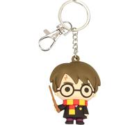 SD TOYS - Llavero Harry Potter con Varita Mágica y Uniforme Colegio de Magia Hogwarts, 6 cm
