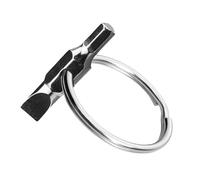 Llavero Herramienta del fotógrafo con llave de cabeza doble con un destornillador para la cámara de acuerdo y reparación de engranajes