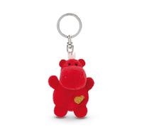 NICI Llavero Hipopótamo rojo con el corazón 5cm