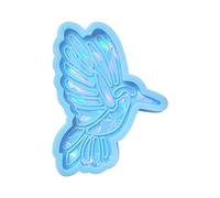 Llavero holográfico Forma de Silicona Colgante Colgante Colgante Forma de Colibrí Colibrí Epoxi Resina Fundición para Artesanía Joyería Hacer Decoración de Pared