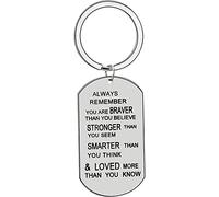 Llavero inspirador recuerda siempre que eres más valiente de lo que crees llavero regalos llavero graduación practical treatment