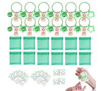 Llavero irlandés del día de San Patricio | 12 piezas Rústico Colgante del Día de San Patricio - Decoración de cerdos verdes, para familia, amigos, pared, alféizar, escritorio, interior y exterior