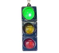 Llavero LED con señal - Llavero con símbolo de coche, accesorio luminoso, mochila, interior del vehículo | Nuevo Regalo Para El Nuevo Conductor, Celebración, Traffic Light, riferimento alla