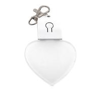 Llavero LED en forma de corazón - Colgante de bolso iluminado, lámpara de noche de bolso, mini lámpara de cama portátil | Lindo llavero de corazón para mujeres y niñas, accesorios perfectos para
