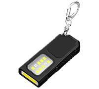 Llavero LED Flashlight - Rechargeable Portable Clip Lamp for Outdoor Use | Compact Safety Key Ring with Light, USB High Bright Mini Torch Light for Hiking Fishing Car Repair Cycling, 1.1x2.68 inch