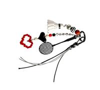 Llavero ligero de aleación para mochila de bádminton, ideal para añadir personalidad a tu bolsa diaria, adorno de bolsa deportiva