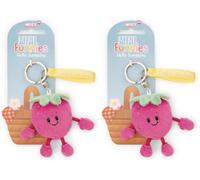 Llavero Limón "Good Luck" de 7 cm, color amarillo, acompañante fiel para mochila o bolso, para niños y personas adultas, 61806 (Paquete de 2)