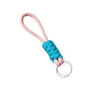 Llavero Llavero con cordón Trenzado for Funda de teléfono, Correa de Cuerda con Nudo for Mujer y Hombre, llaveros de Coche, Accesorios DIY, Llavero(Color2)