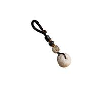 llavero, Llavero Pixiu con forma de fruta de marfil, colgante de coche hecho a mano for hombres y mujeres, que simboliza la buena suerte, llavero sencillo con colgante de mochila for coche(A)