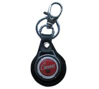llavero logo camaro rojo y blanco voitute US en piel sintética y metal, rojo