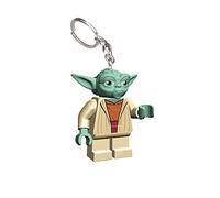 Llavero luminoso LEGO Star Wars - Yoda con iluminación LED - Juguetes de regalo para niños - Figura de 57 mm de altura (KE11H) - 2 pilas CR2025 incluidas