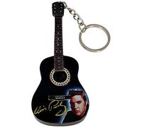LLAVERO MADERA GUITARRA ACÜSTICA ELVIS PRESLEY EGK-1389 REGALO MUSICAL ROCKMUSIC