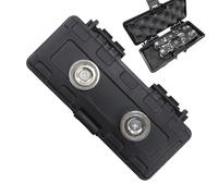 Llavero magnético | Debajo del coche Ocultar una caja magnética clave un acolchado incorporado | Coche ocultar una llave, debajo del coche Ocultar una caja magnética clave, una caja de escondite mag