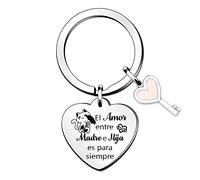 Llavero Mamá E Hija Amor Para Siempre Mujeres Día Madres Te Amo Regalo Cumpleaños Llavero Amor Recuerdo Mi Chica Graduación Acompañar Apreciar Acción Gracias Navidad Jubilación Gato Impresión Llavero