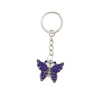 Llavero Mariposa,Llavero Ojo Turco, Amuleto Mal de Ojo y Protección Llavero,Lucky Charm bolso colgante lindo llavero regalo de cumpleaños de mujer hombre niña mochila bolso llave de coche (Azul/01)
