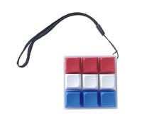 Llavero mecánico portátil para aliviar el estrés, colores vibrantes, ABS suave, ayuda de enfoque sensorial para oficina, viajes, aula, uso en el aula, ayuda de enfoque, dispositivo para apretar