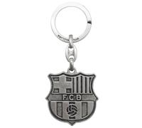 Llavero Metálico Oficial Barcelona FC con Escudo en Relieve | Acabado Plateado Elegante | Producto Licenciado para Fans | Regalo Ideal para Aficionados del Barça | Diseño Resistente y Duradero