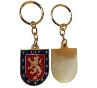 Llavero Metalico UIP Unidad de Intervención Policial de España pintado a mano por 1 lado, por la otra parte lisa (1)