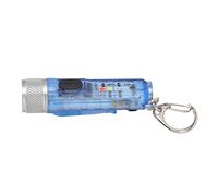 Llavero Mini Linterna LED de Largo Alcance Recargable para Uso de Emergencia, Ligera y Resistente Al óxido, 1,4 Oz (BLUE)