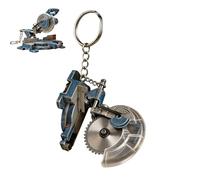 Llavero Mini Sierra de Inglete - Modelo Coleccionable Compacto Para Portalaves - Juguete De Mini Sierra De Cadena - para Modelo de Colección Familia Amigos Estudiantes Adultos Oficina Hogar Interior E