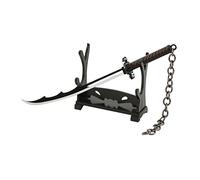 Llavero Modelo de Arma cos de Guerra de Sangre de Mil Años de 1 pieza con Soporte de exhibición para fanáticos del Anime