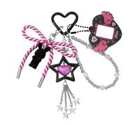 Llavero moderno con diseño de ala de corazón para bolsa, elegante colgante de marco de fotos para mujer, accesorios de moda, llavero de corazón dulce, accesorio para bolso, llavero elegante para