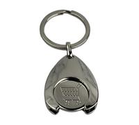 Llavero Moneda Extraible Carro de la Compra - Llaveros Dinero Simulador 1 Euro Carrito de Supermercado - Accesorio de llaves amantes de Carros de Compra, Supers, Truco… - Llavero unisex hombre y mujer