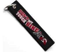 Llavero Moto - Regalo para Motorista Llavero Tela DON´T TOUCH MY BIKE [2], Accesorios para Moto - Llaveros Originales - Regalos Originales para Moteros