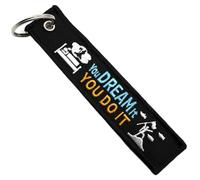 Llavero Moto - Regalo para Motorista Llavero Tela YOU DREAM IT YOU DO IT, Accesorios para Moto - Llaveros Originales - Regalos Originales para Moteros