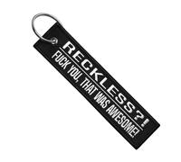 Llavero MotoLoot para motocicletas, scooters, coches y regalos (‘Ώimprudente?!)