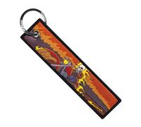 Llavero MotoLoot para motos, scooters, coches y regalos (Fiery Cruiser)