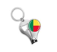 Llavero multifuncional con diseño de bandera nacional de Benin