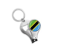 Llavero multifuncional con diseño de bandera nacional de Tanzania