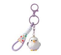 Llavero multifuncional de pájaro, práctico accesorio de metal, accesorio de Navidad para mochilas, bolsas de viaje, regalos, soporte decorativo, Purple