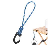 Llavero multifuncional organizador de llaves con hebilla triangular | Cordón de muñeca multifuncional, para viajes, deportes diarios, camping, senderismo, mochileros, escalada, pesca, aventura