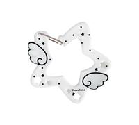 Llavero multiusos con forma de ala/estrella, mosquetones de gancho, accesorios de camping, hebilla acrílica, llavero acrílico
