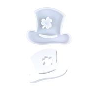 Llavero multiusos con forma de sombrero, de silicona resistente, portátil, accesorio para hacer joyas únicas, forma de sombrero