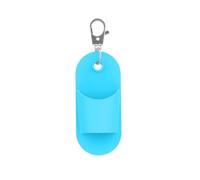 Llavero multiusos de neopreno protector de lápiz labial, ideal para viajes, bolsa de maquillaje alternativa para accesorios, soporte rectangular para bálsamo labial, Blue, Talla única