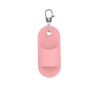 Llavero multiusos reutilizable de silicona para pintalabios, accesorios para viajes al gimnasio para mujeres, estuche de clip para cosméticos portátil, soporte rectangular para bálsamo labial, B