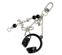 Llavero Musical | Decoración Tema Musical De ,Llavero En Forma De Nudo,Accesorio para Mochila Capilla Llaves Coche Adolescentes, Negro , Se référer au descriptif