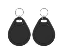 Llavero NFC, NTAG215, NFC, tarjeta de visita regrabable, tarjeta de visita programable, memoria NFC de 504 bytes, compatible con Android y iPhone (2, negro)