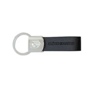 Llavero oficial del Atlético de Madrid. Piel 100% vacuno, escudo del club grabado. Se entrega en caja negra con el escudo. Ideal para regalo.