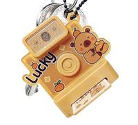 Llavero para bolso de cámara - Llavero para llavero de juguete, llavero para bolso de cámara de mujer | Llavero con colgante, llavero para coche, intermitente y sonante,