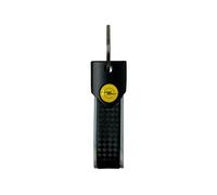 Llavero para Coche Compatible con Opel, Resistente y Duradero, Cierre con Anilla, 90 x 20 mm (Plata Logotipo Amarillo)