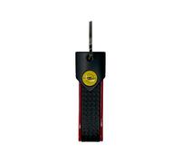 Llavero para coche compatible con Opel, resistente y duradero, cierre con anilla, ideal como regalo, 90 x 20 mm, Rojo Logo Amarillo, 90 x 20 mm