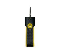 Llavero para coche compatible con Opel, resistente y duradero, cierre con anilla, ideal como regalo, 90 x 20 mm, amarillo, 90 x 20 mm